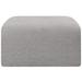 Meridian Furniture USA 31" Wide Tufted Square Standard Ottoman Polyester in Gray | 17 H x 31 W x 31 D in | Wayfair 102Grey-Ott