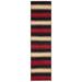 Black/Red 87 x 23 x 0.4 in Area Rug - Rug N Carpet Runner Girit Runner 1'11" X 7'3" Indoor/Outdoor Area Rug | 87 H x 23 W x 0.4 D in | Wayfair