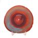 Murano Art Collection Handmade Glass Decorative Plate Glass & Crystal in Brown | 2.5 H x 18.5 W x 18.5 D in | Wayfair 48-6361143