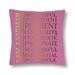 East Urban Home Plattsburg Pillow Polyester/Polyfill in Pink/Yellow | 18 H x 18 W x 2 D in | Wayfair 4AF2FF470C6A4028BC3D3C6656F080D0