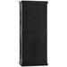 Gracie Oaks Chladek Manufactured Single Storage Cabinet ( 72.5" H x 30" W x 16" D) Manufactured in Black/Brown | 72.5 H x 30 W x 16 D in | Wayfair