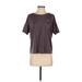 Under Armour Active T-Shirt: Brown Activewear - Women's Size Small