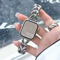 Bracelet en métal Love Coussins pour Apple Watch Bracelet pour femme Ultra 44mm 45mm 41mm 40mm