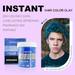 WJSXC Colored Hair Mud Long-lasting Styling One-time Hair Easy To Rinse Naturally 9-color Styling Wax Blue