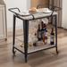 Industrial Farmhouse Metal Bar Cart