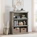 Bookcase with Storage Open Display Bookshelves 3 Tier
