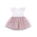 Dewadbow Toddler Kids Baby Girl Princess Bowknot Tutu Wedding Dresses