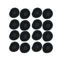 Hemoton 15 Pairs of Replacement Headset Earphone Ear Pads Covers (Black)