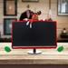 Lksixu Christmas Decorations Christmas Ornaments 1 Pack Christmas Computer Monitor Border Cover TV Monitor Cover Elastic Laptop Computer Cover For Xmas Home Office Computer Decoration Christmas Gifts