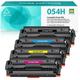 054H 054 4-Pack Toner Cartridge Compatible for Canon 054H 054 CRG-054H Color ImageCLASS MF644Cdw MF642Cdw MF641Cw LBP622Cdw MF640C Toner Printer Ink (Black Cyan Magenta Yellow)