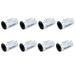 C Size Battery Adapters AA to C Size Battery Spacer Converter Case Use with AA Battery Cells - 8 Pack