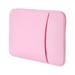 Polyester Vertical Style Water Repellent Laptop Sleeve Case Bag Cover with Pocket for 11 13 14 15.6 Inch MacBook Pro MacBook Air Notebook