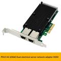 X550-T2 Server Network Card PCI-E X4 10GbE Dual Electrical Port Server Network Card RJ45 Aggregation Network Cdapter