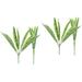 4 pcs Artificial Snake Plant Fake Sansevieria Artificial Potted Plants for Indoor Outdoor