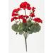 silk geranium bush â€“ artificial flowers outdoor dÃ©cor â€“ red 19â€� long