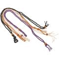 8 Pcs Necklace Cord Empty Stone Holder Necklace Rope Cord for Jewelry Making