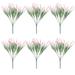 6Pcs Lavender Flower Artificial Real Touch Lavender Bouquet Lifelike Lavender for for Wedding