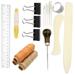 Leather Tool Set Origami Kit Sewing Books for Beginners DIY Book Binding Kit Leather Repair Kit Sewing Kit for Adults