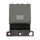Click Scolmore MiniGrid 20A Double-Pole Ingot Washing Machine Switch Black Nickel - MD022BN-WM