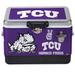 Silver TCU Horned Frogs 36-Can Medley Metal Cooler