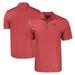 Men's Cutter & Buck Red Carolina Panthers Big Tall Americana Pike Eco Tonal Geo Print Stretch Recycled Polo