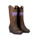 Women's Brown TCU Horned Frogs Western Boots