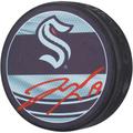 Jared McCann Seattle Kraken Autographed 2022-23 Reverse Retro Hockey Puck