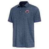 Men's Antigua Heather Navy Washington Wizards Layout Polo