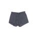 Nike Athletic Shorts: Gray Solid Activewear - Women's Size Large