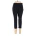 Nine West Casual Pants - High Rise Skinny Leg Tapered: Black Bottoms - Women's Size 12 Petite