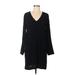 Madewell Casual Dress - Sweater Dress: Black Dresses - New - Women's Size Medium