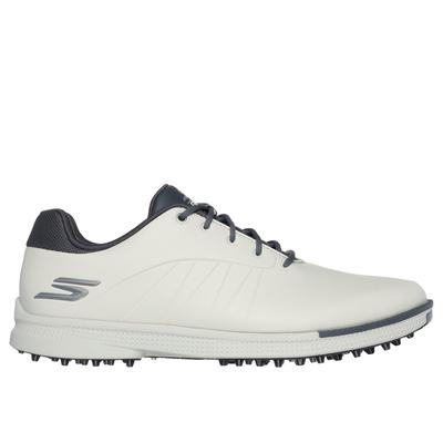 Skechers Men's GO GOLF Tempo GF Shoes | Size 8.5 | Natural/Gray | Synthetic/Textile
