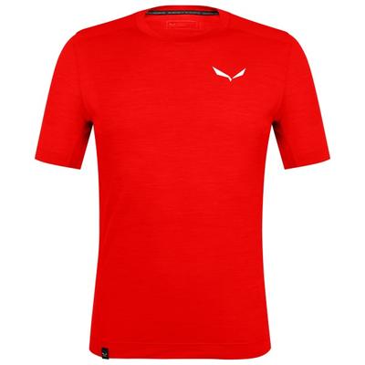 Salewa - Agner Alpine Merino T-Shirt - Merinoshirt Gr 46 rot