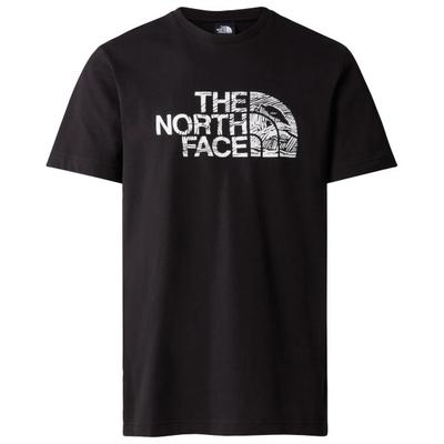 The North Face - S/S Woodcut Dome Tee - T-Shirt Gr XL schwarz