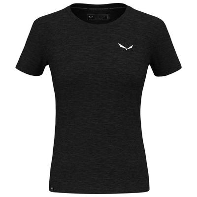 Salewa - Women's Eagle Minilogo Alpine Merino T-Shirt - Merinoshirt Gr 42 schwarz Image