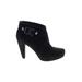 G by GUESS Ankle Boots: Black Solid Shoes - Women's Size 8 1/2 - Round Toe