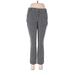 dalia Casual Pants - Low Rise Boot Cut Boot Cut: Gray Bottoms - Women's Size 4