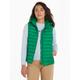 Tommy Hilfiger Steppweste Damen olympic green, Gr. M, Polyester, mit Kapuze