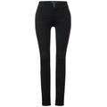 Street One Free to move Jeans Damen deep black, Gr. 27-30, Baumwolle, Slim Fit Damenjeans, To Move, High Waist, Legs, Dunkle Waschung