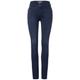 Street One Free to move Jeans Damen dark blue soft washed, Gr. 26-28, Baumwolle, Damenjeans, To Move, Slim Fit, High Waist, Legs, Stretchanteil, Dunkelblaue Waschung