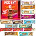 Grenade Carb Killa PICK ANY 12 Protein Bar from 13+ Flavours Inc. Salted Caramel, Cookie Dough, Fudged up, Peanut Nutter, Salted Peanut, Birthday Cake and More. High Protein & Fibre and Low Sugar