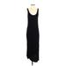 Forever 21 Casual Dress - Sheath Scoop Neck Sleeveless: Black Solid Dresses - Women's Size Small