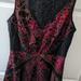 Anthropologie Dresses | Gorgeous Anthropologie Ecote Lace Bohemian Dress Small | Color: Black/Red | Size: S