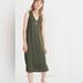 Madewell Dresses | Madewell Women’s Midi V-Neck Jersey Tank Dress - Medium | Color: Green | Size: M