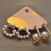 Anthropologie Jewelry | Gorgeous, Nwt, Two Pair Set Of Stunning Anthropologie Gold Tone/Pearl Earrings | Color: Gold | Size: Os