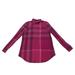 Burberry Tops | Burberry Brit Plaid 1/2 Button Down Long Sleeve Shirt | Color: Pink | Size: M