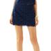Lilly Pulitzer Skirts | Lilly Pulitzer Navy Cotton Lace Tate Skirt, Like New Size 4. | Color: Blue | Size: 4