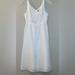 J. Crew Dresses | J. Crew (Vintage) White Linen, Below The Knee Dress, Women’s Petite. | Color: White | Size: 0p