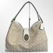 Coach Bags | Coach Carlyle Shoulder Bag Signature Jacquard Leather Chalk White Purse 56221 | Color: White | Size: Os