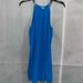 Michael Kors Dresses | Michael Kors Blue Mini Halter Dress With Chain Detail On Straps. | Color: Blue | Size: 4